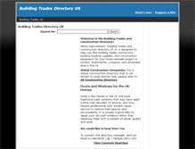 Tablet Screenshot of buildingtradesuk.com